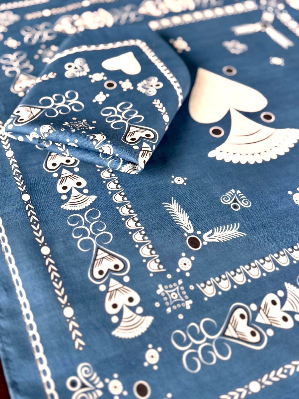 PETIT BANDANA BRETON MARTOLOD EN COTON BIO - BIHANIG