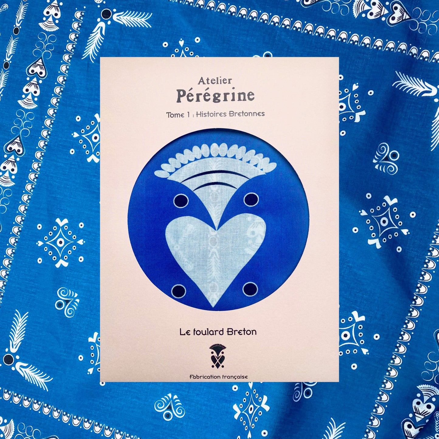 BANDANA BREIZH BLEU ROYAL