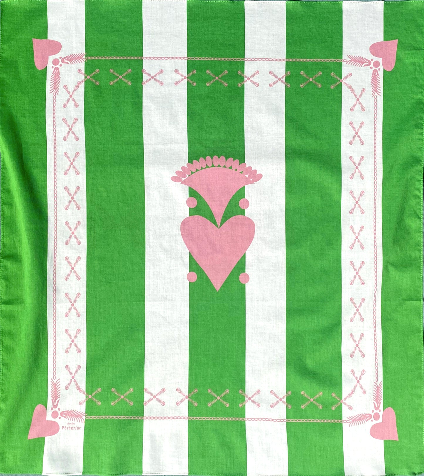 FOULARD BRETON PREPPY GAZON