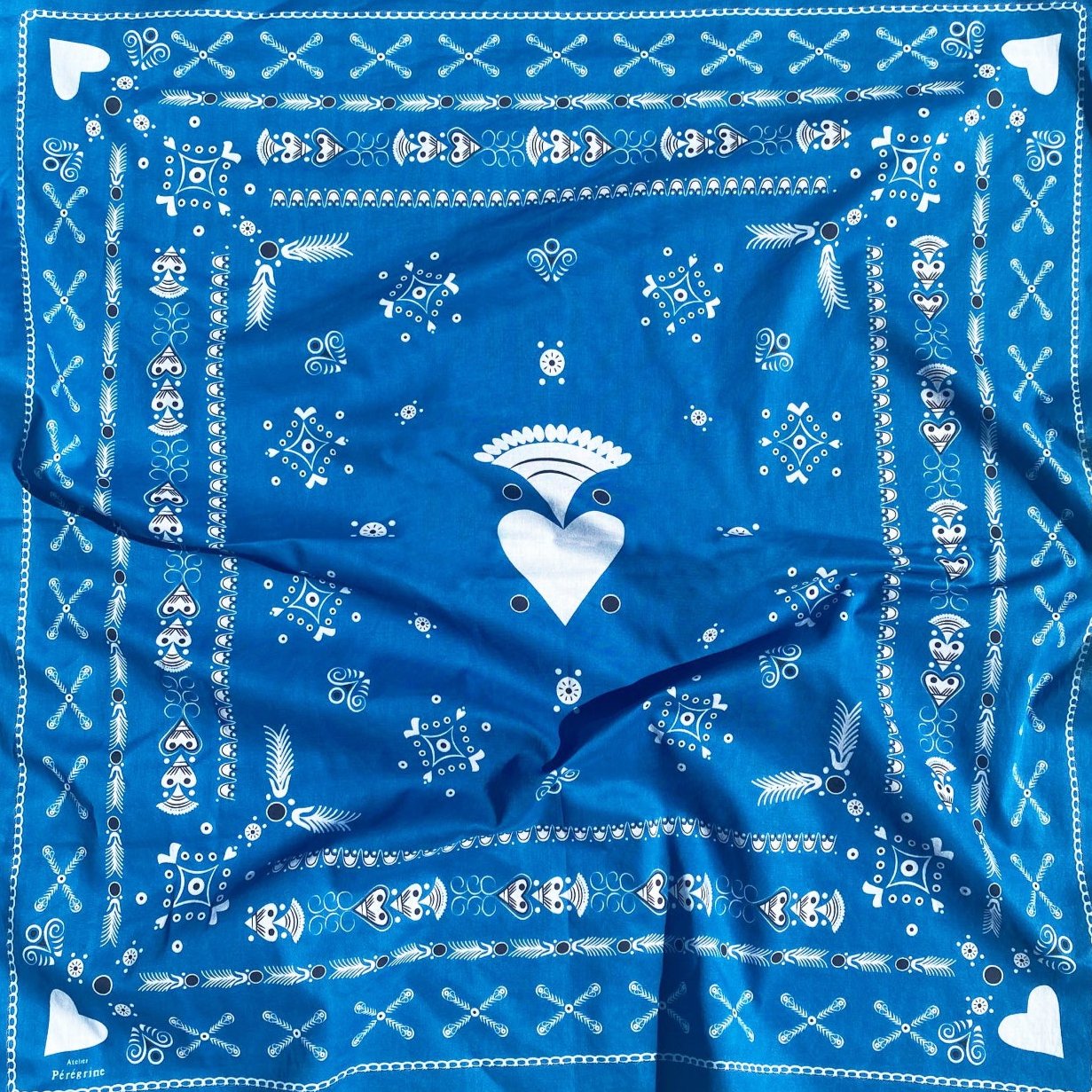 BANDANA BREIZH BLEU ROYAL