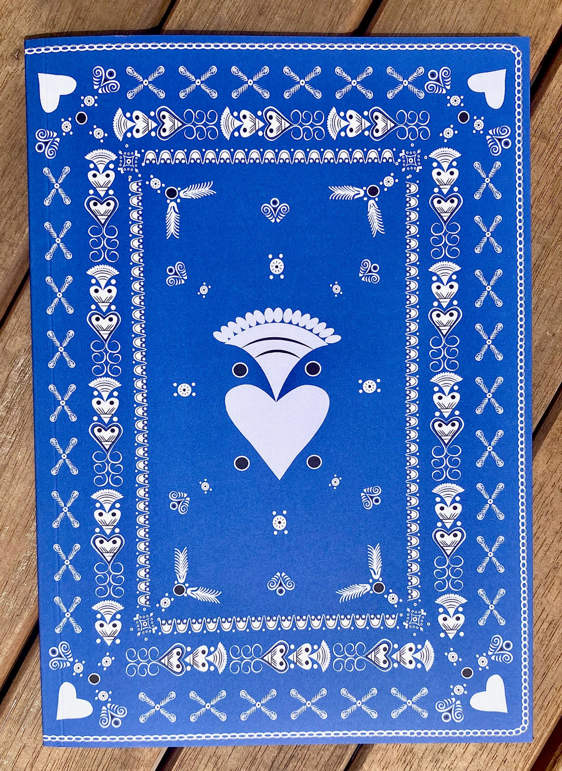 CAHIER BANDANA BRETON BREIZH BLEU ROYAL