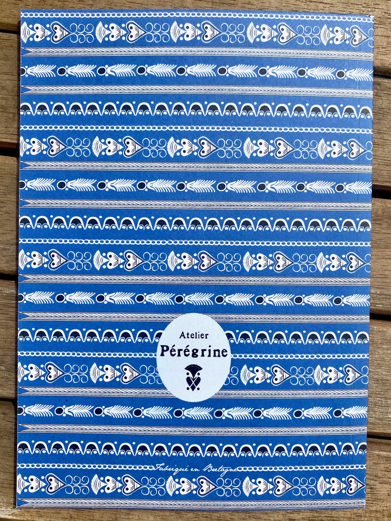 CAHIER BRETON BRODERIES DENIM