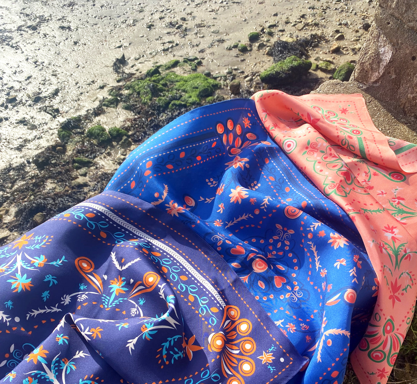 BLEUNIENN ENCRE en twill de soie 1ère édition