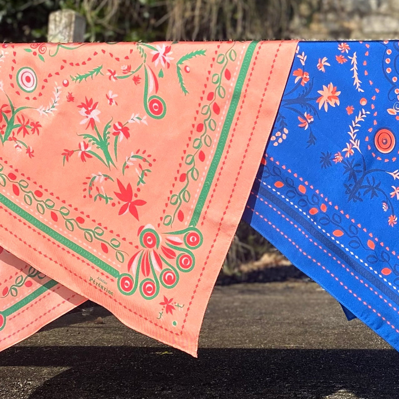 BLEUNIENN CORAIL en twill de soie 1ère édition