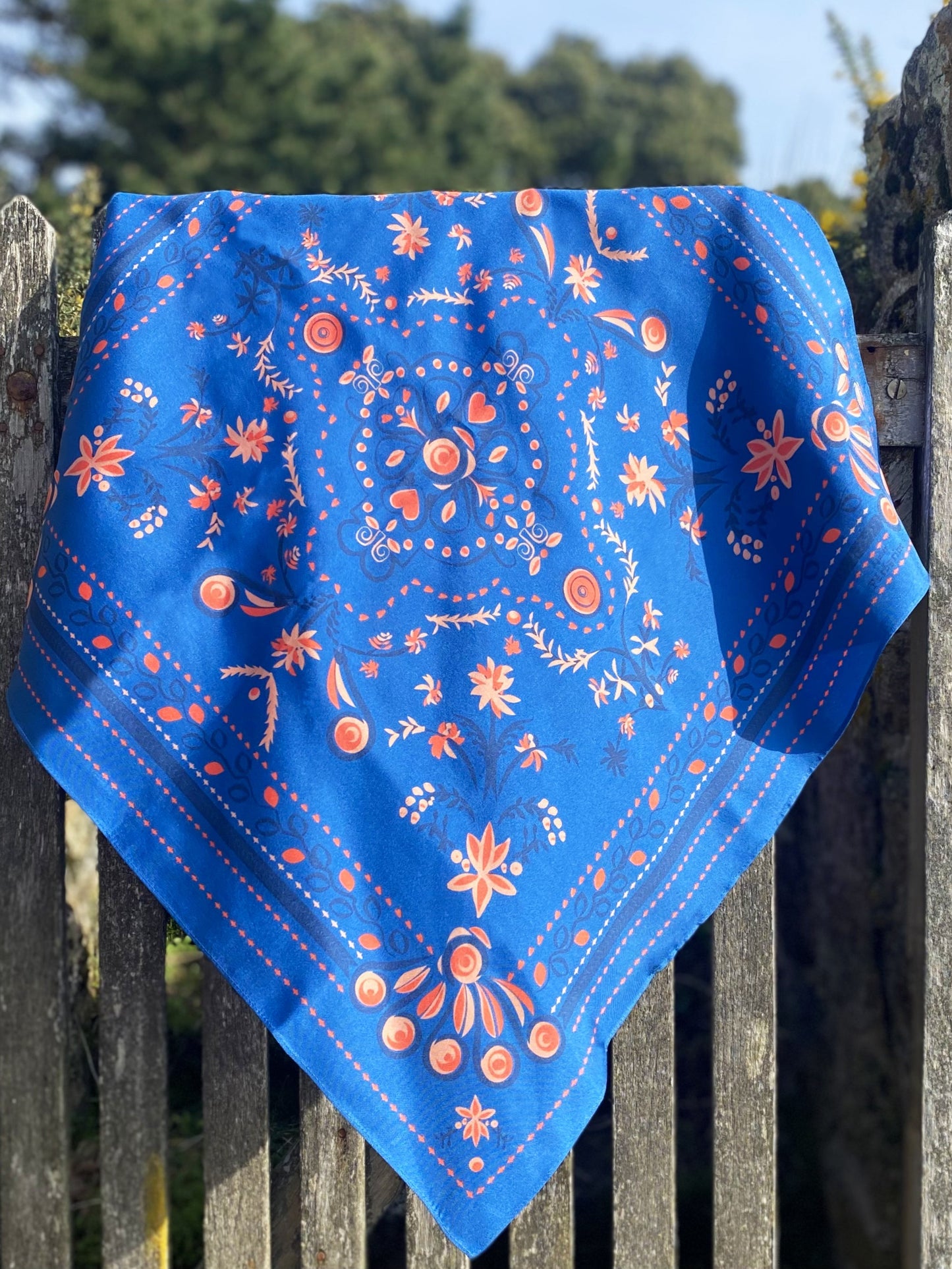 BLEUNIENN COBALT en twill de soie 1ère édition