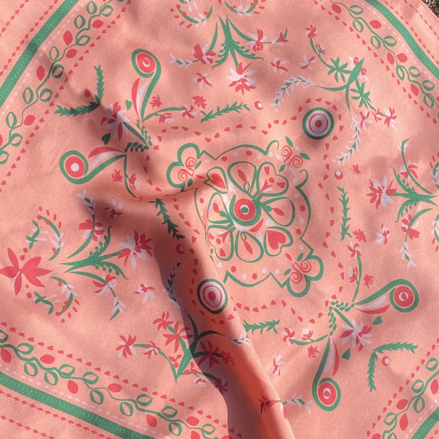 BLEUNIENN CORAIL en twill de soie 1ère édition