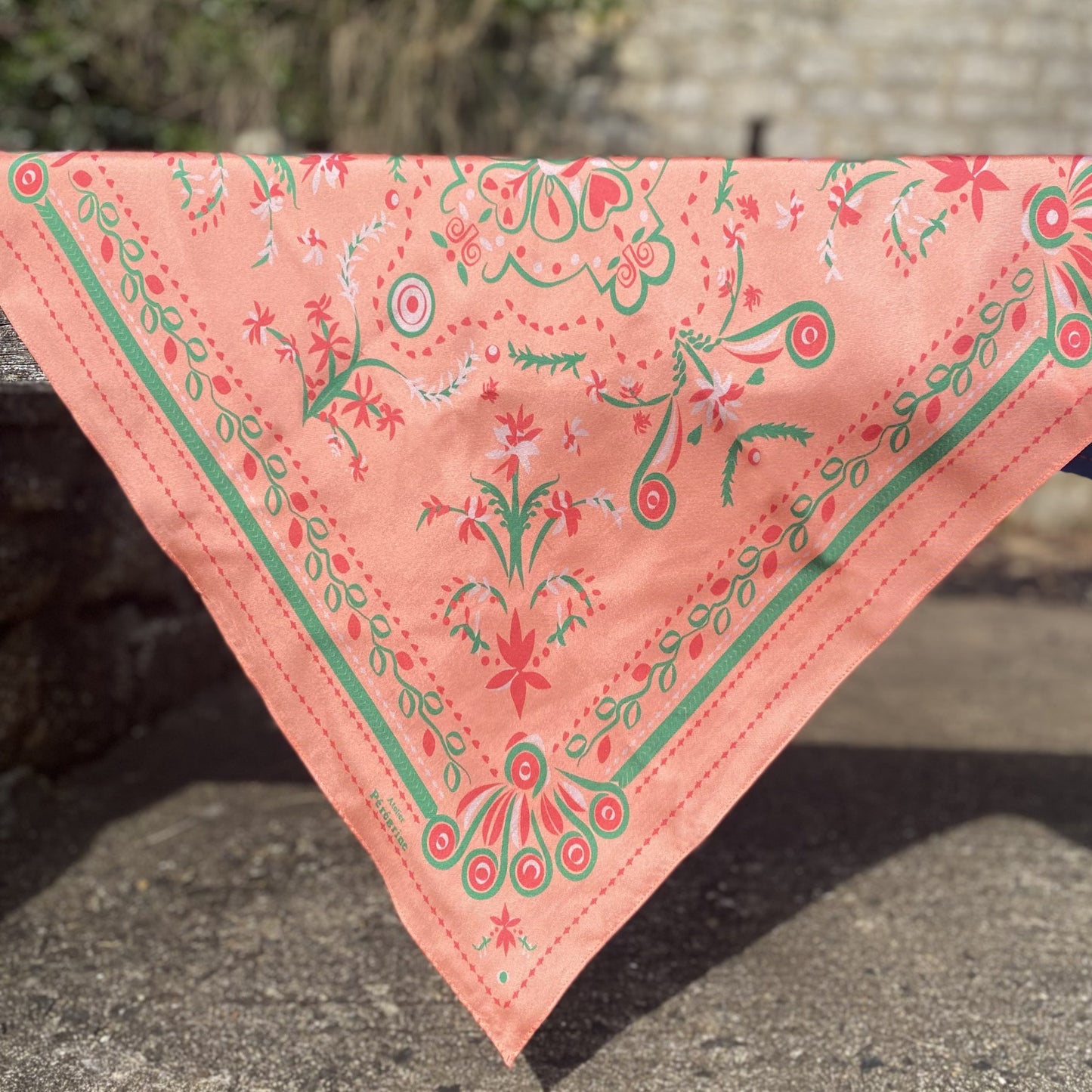 BLEUNIENN CORAIL en twill de soie 1ère édition