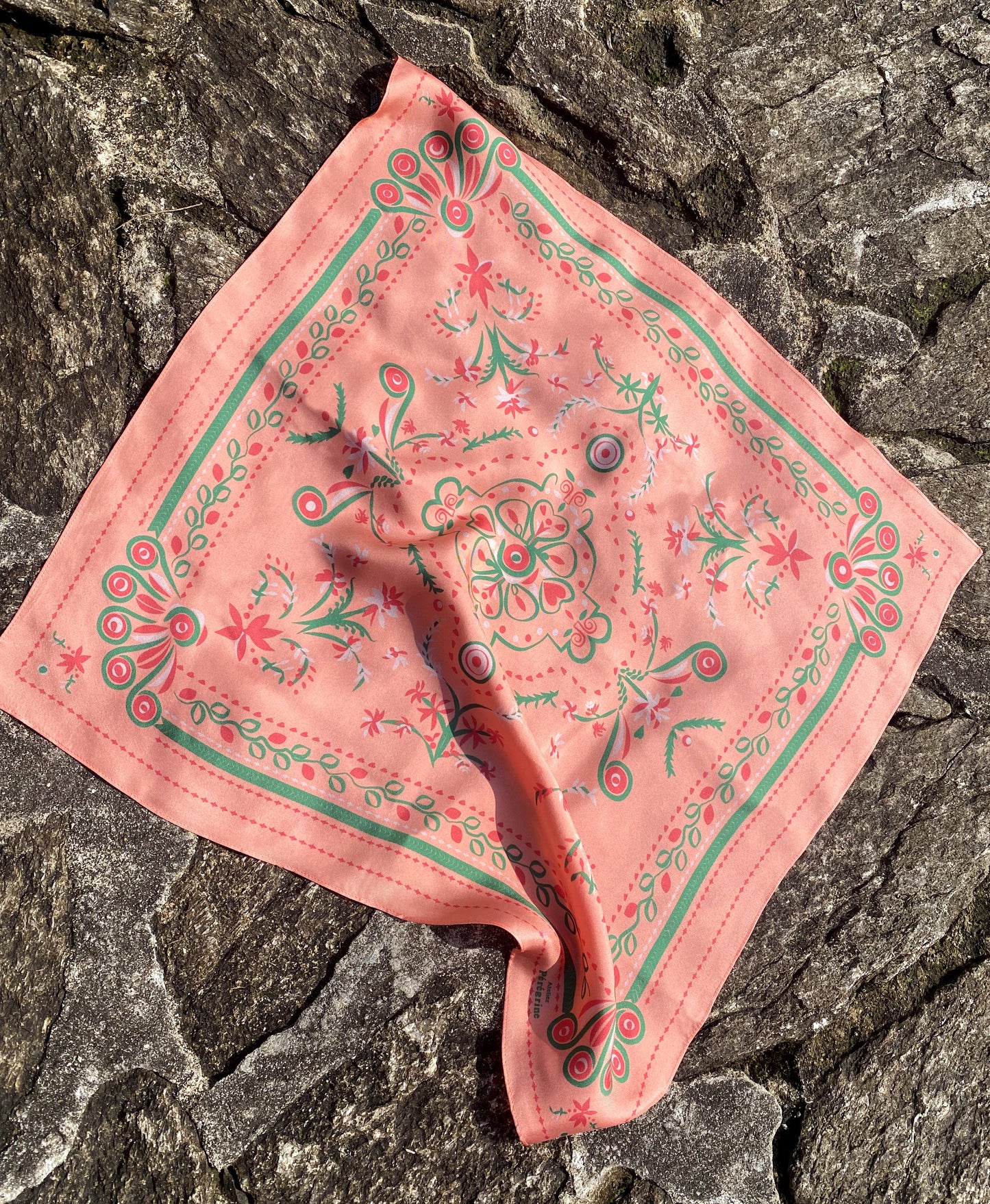 BLEUNIENN CORAIL en twill de soie 1ère édition