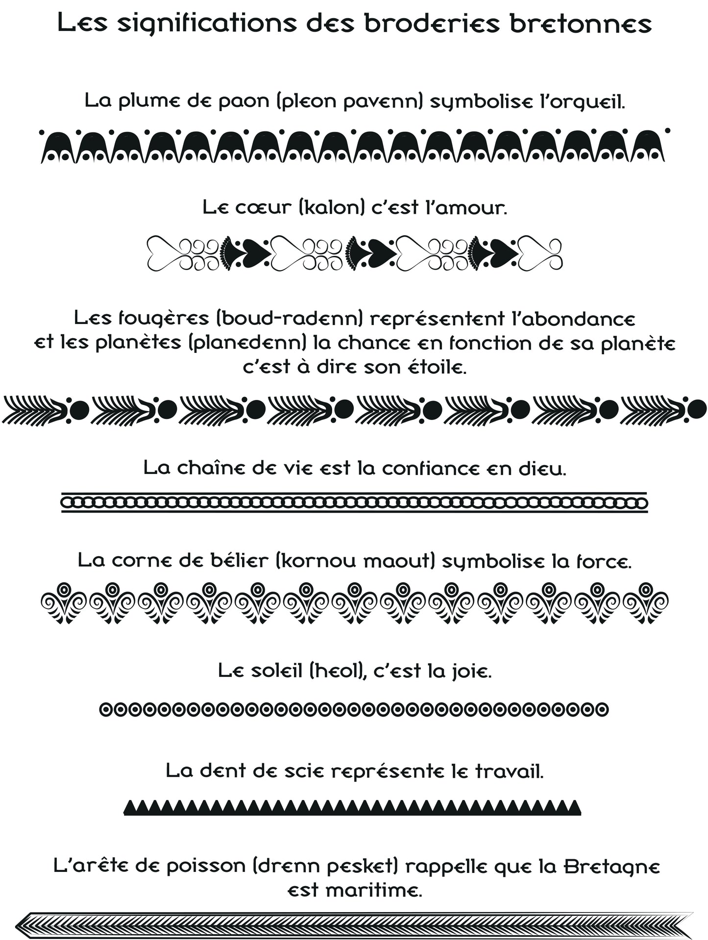 BANDANA BRETON BLEU ENCRE EN COTON BIO - MOTIF BRODERIE BRETONNE