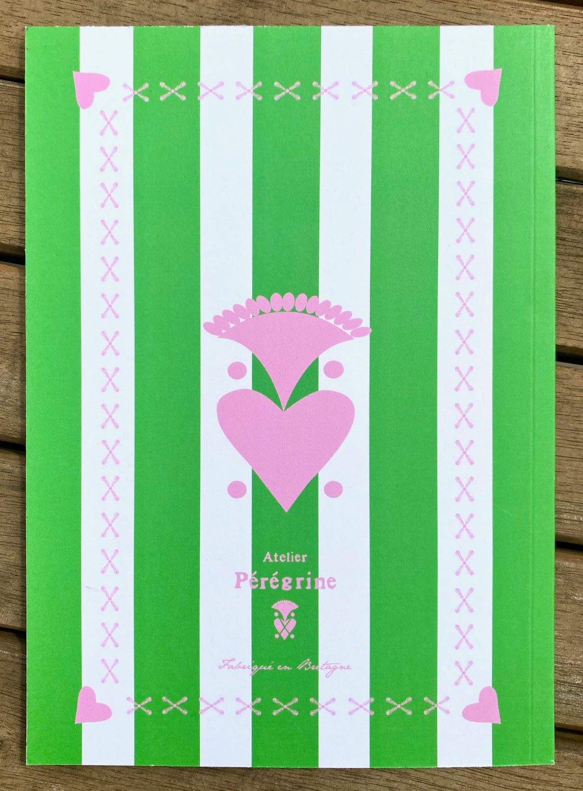 CAHIER BANDANA BRETON PREPPY GAZON