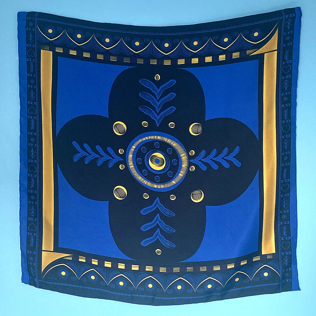 CHUPENN THE SILK TWILL SQUARE