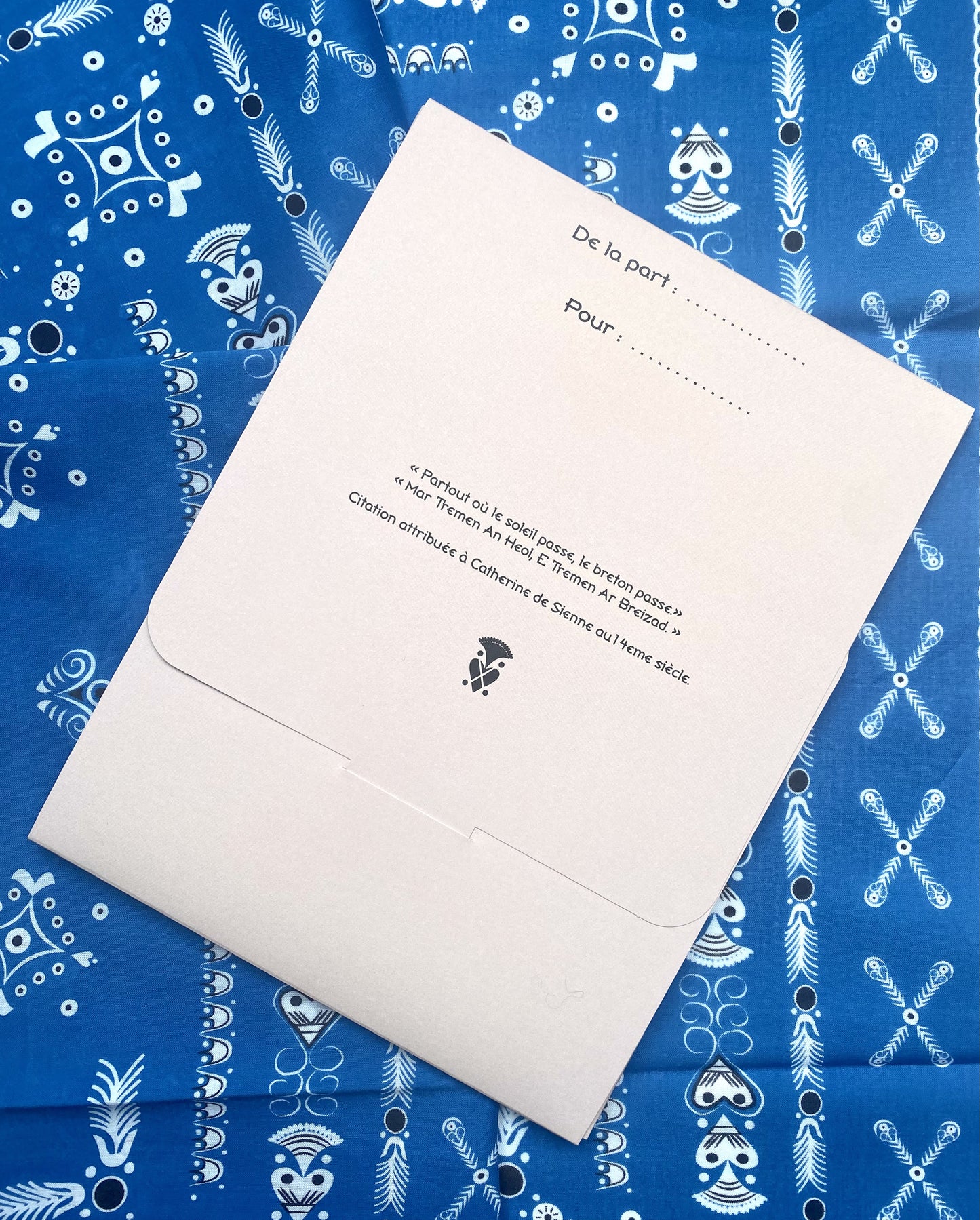 BANDANA BREIZH BLEU ROYAL