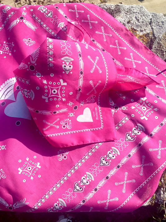 BANDANA BREIZH  FUSCHIA