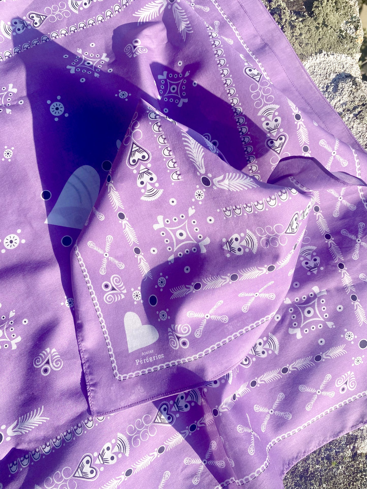 BANDANA BREIZH  LILAS