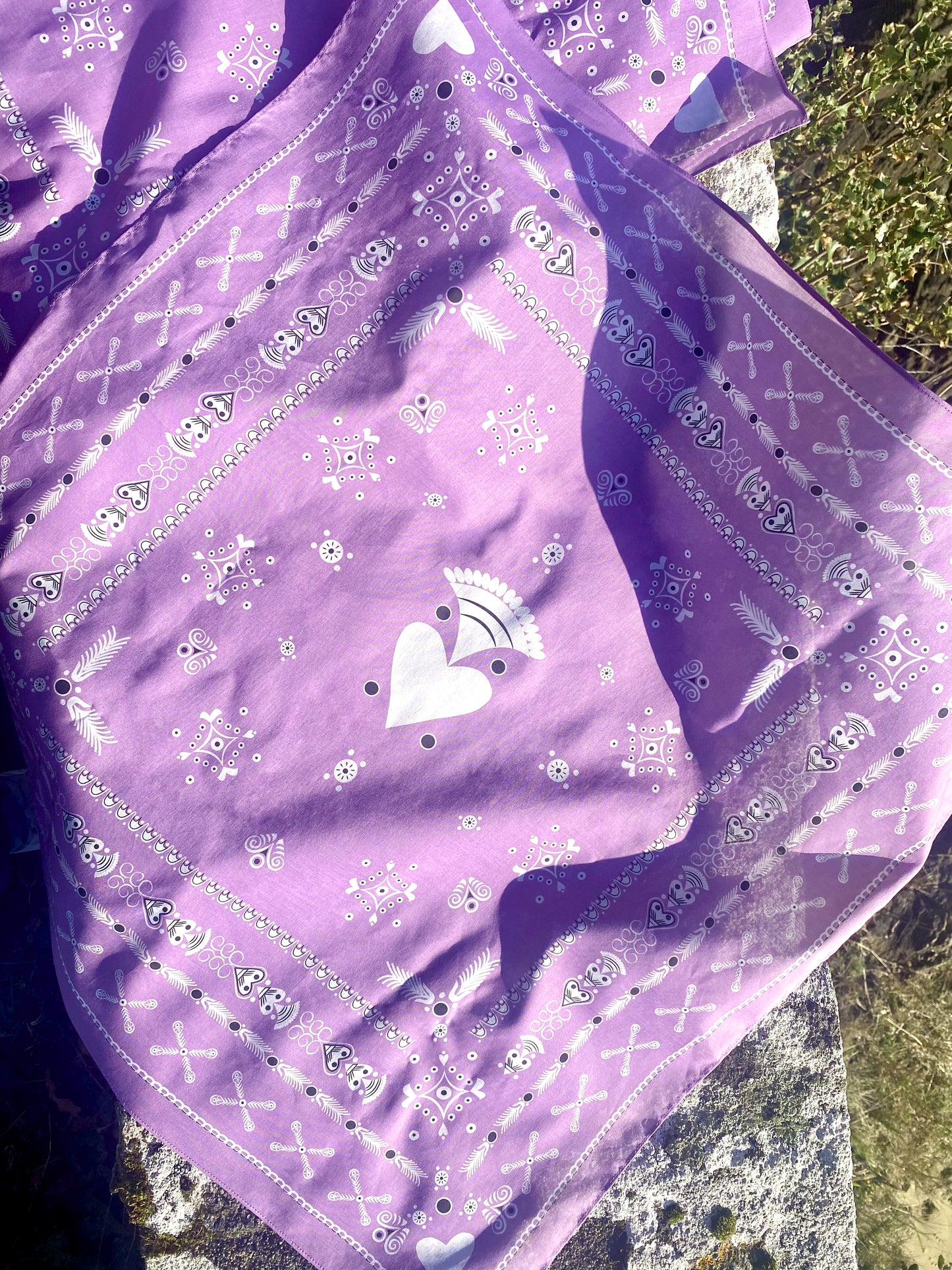 BANDANA BREIZH  LILAS