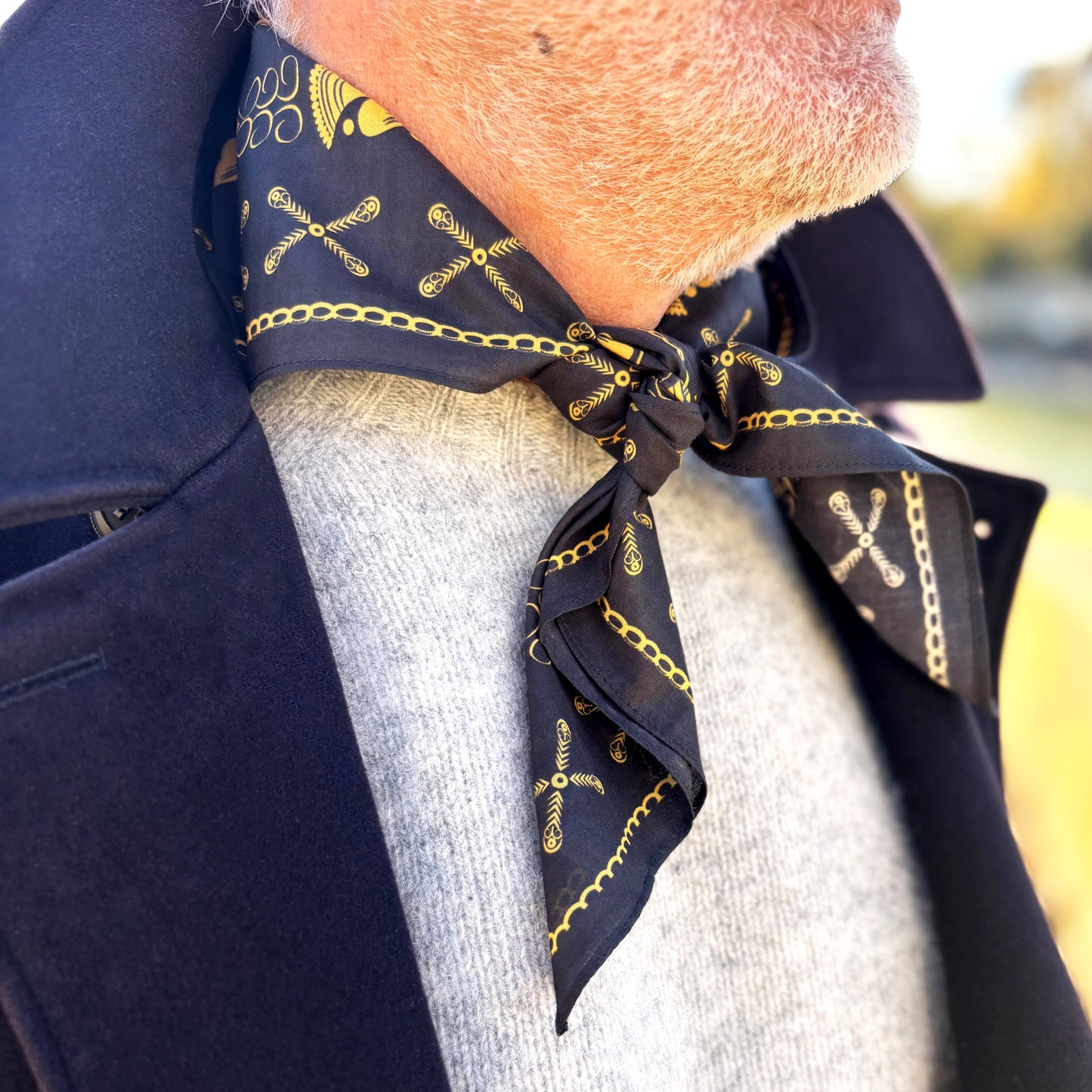 BANDANA BREIZH  BLÉ NOIR