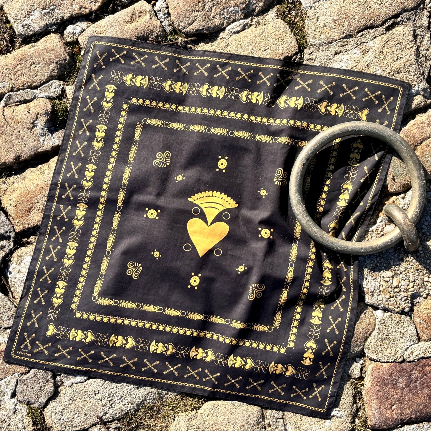 BANDANA BREIZH  BLÉ NOIR