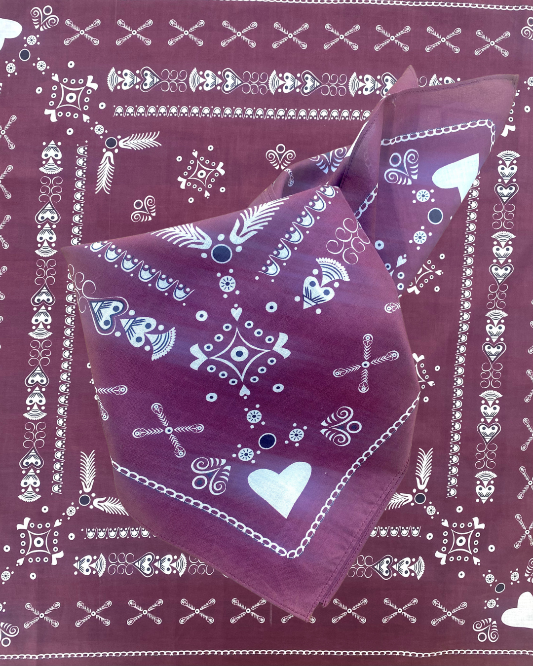 BANDANA BREIZH PRUNE