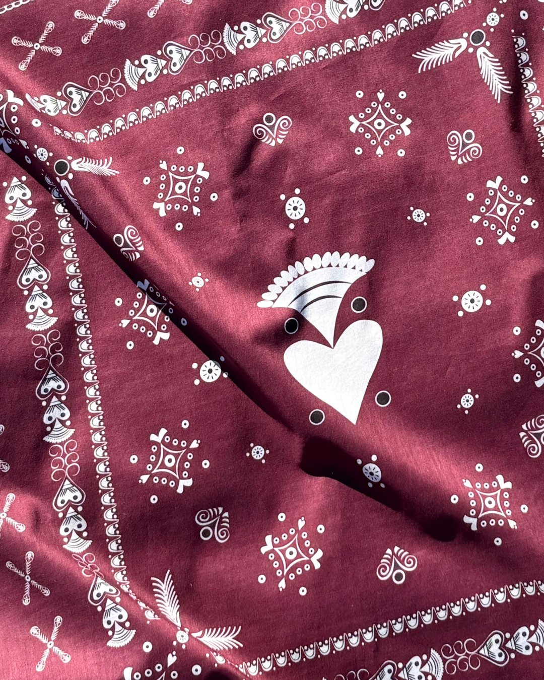 BANDANA BREIZH PRUNE