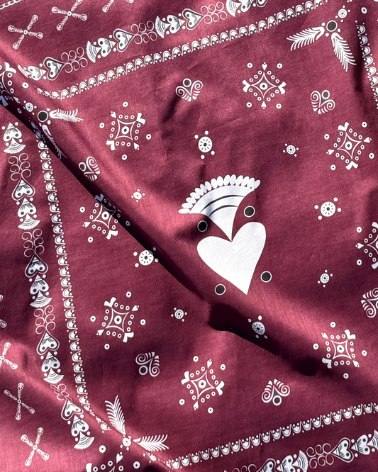 BANDANA BREIZH PRUNE