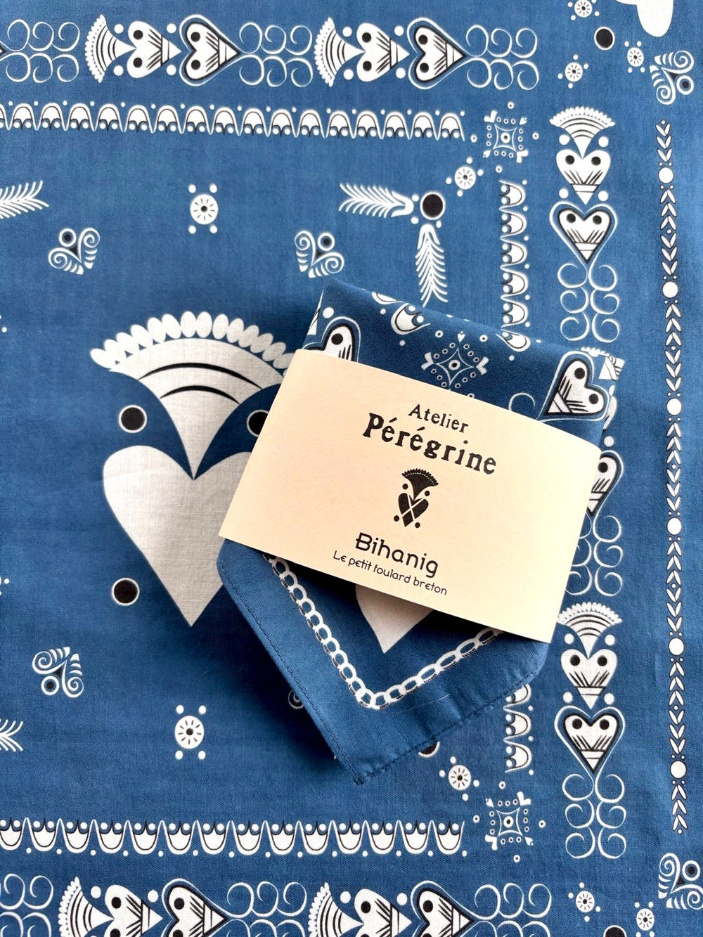 PETIT BANDANA BRETON MARTOLOD EN COTON BIO - BIHANIG