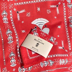 PETIT BANDANA BRETON RUZ EN COTON BIO - BIHANIG