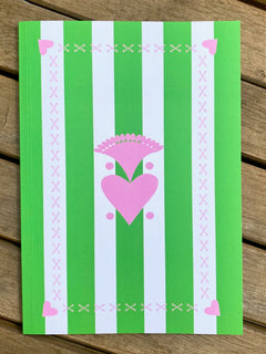 CAHIER BANDANA BRETON PREPPY GAZON