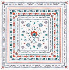 FEILHAÑS - LE GRAND FOULARD EN COTON ET SOIE