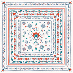 FEILHAÑS - LE GRAND FOULARD EN COTON ET SOIE