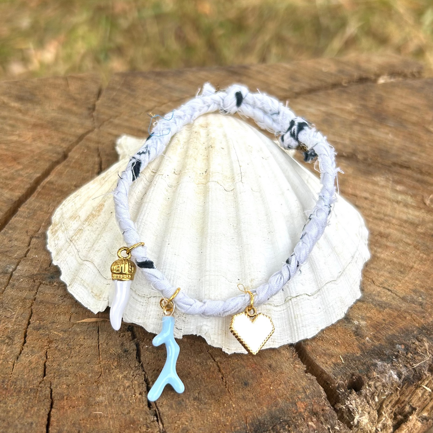 Bracelet Gipsy Bandana Ivoire N°2