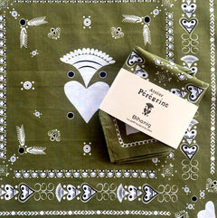 PETIT BANDANA BRETON MOUSSE EN COTON BIO - BIHANIG