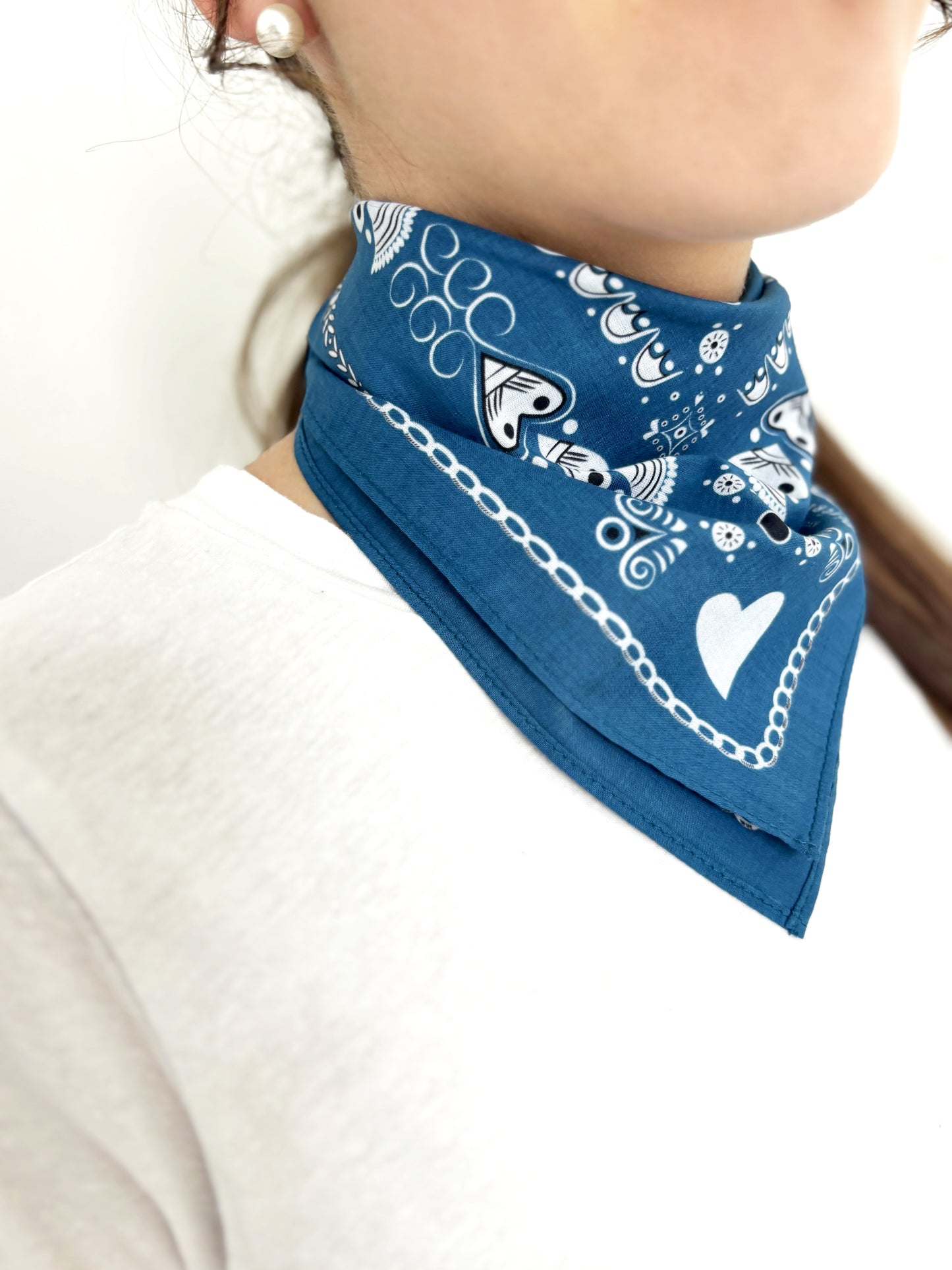 PETIT BANDANA BRETON MARTOLOD EN COTON BIO - BIHANIG