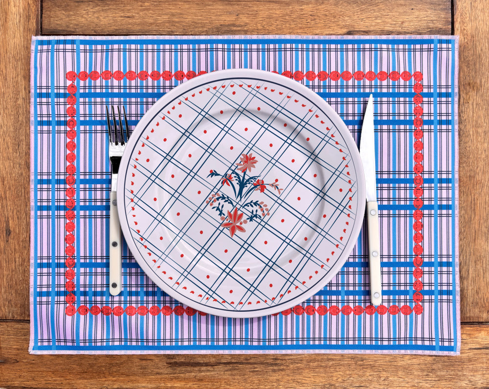 SET DE TABLE OUTDOOR GOUEZEC ROSE
