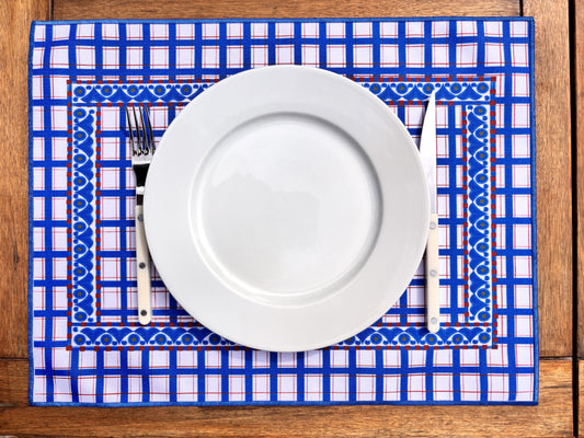 SET DE TABLE SAINT-POL-DE-LÉON / BLEU ROI