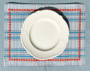 SET DE TABLE LIN COTON GOUÉZEC ROSE