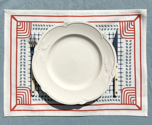 SET DE TABLE LIN COTON PENN LIV BLANC