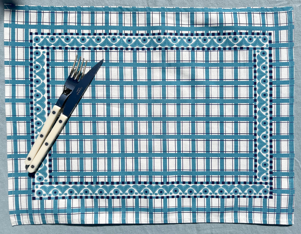 SET DE TABLE LIN COTON SAINT-POL-DE-LÉON / DENIM