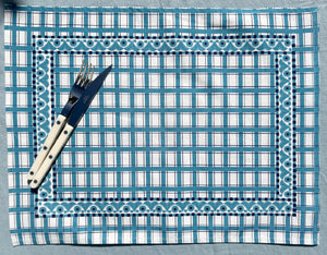 SET DE TABLE LIN COTON SAINT-POL-DE-LÉON / DENIM