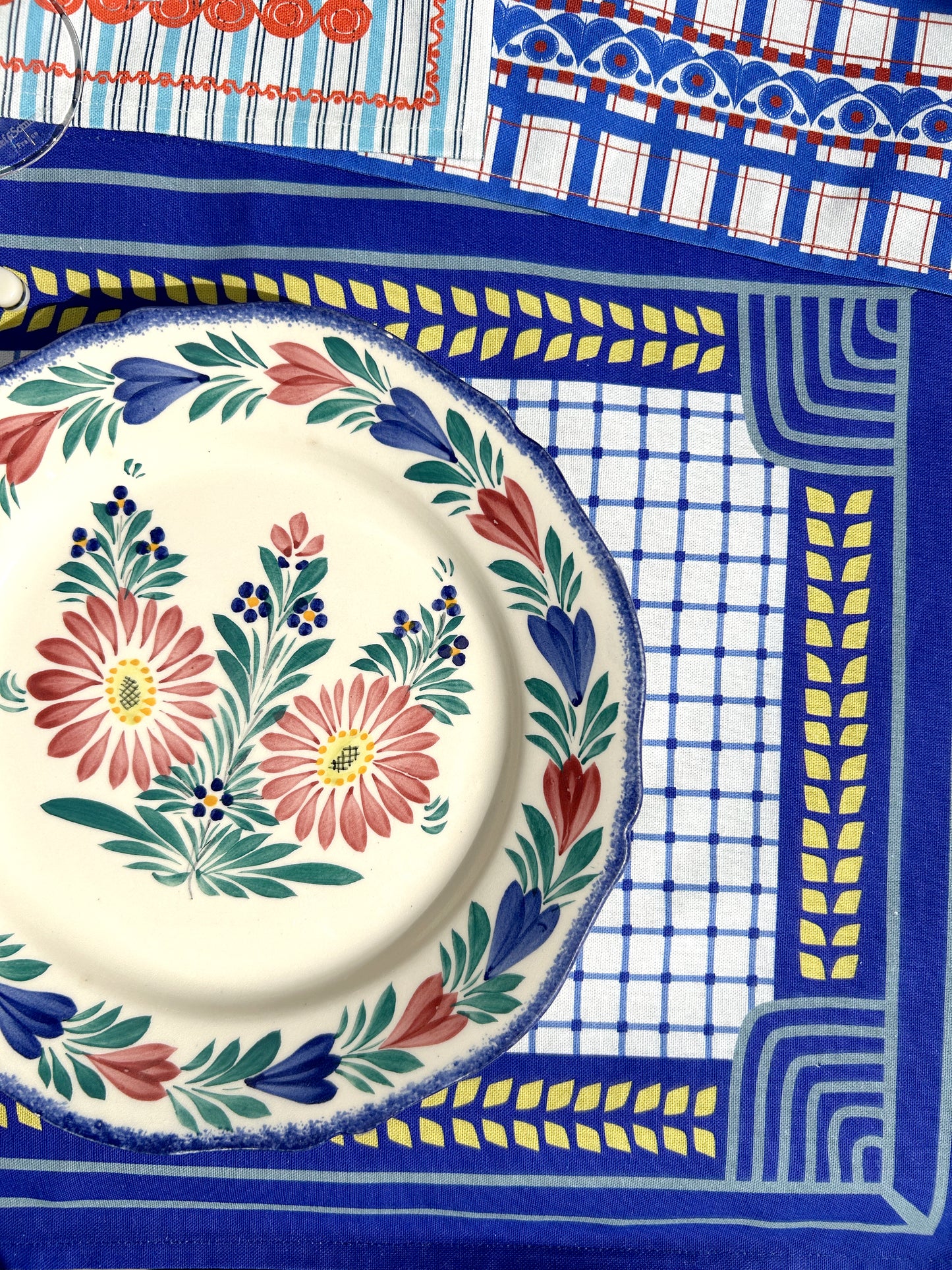 SET DE TABLE LIN COTON PENN LIV BLEU